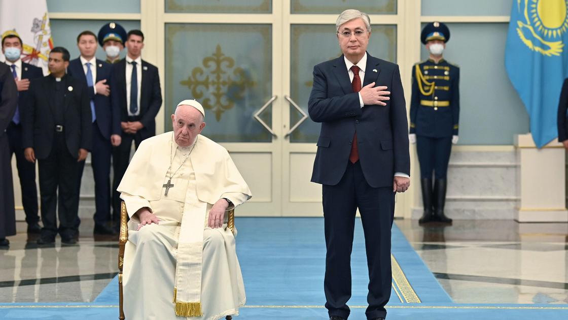 Встреча Касым-Жомарта Токаева с Папой Римским Франциском.
