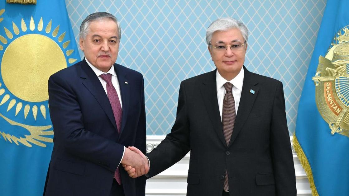 Касым-Жомарт Токаев и Сироджиддин Мухриддин
