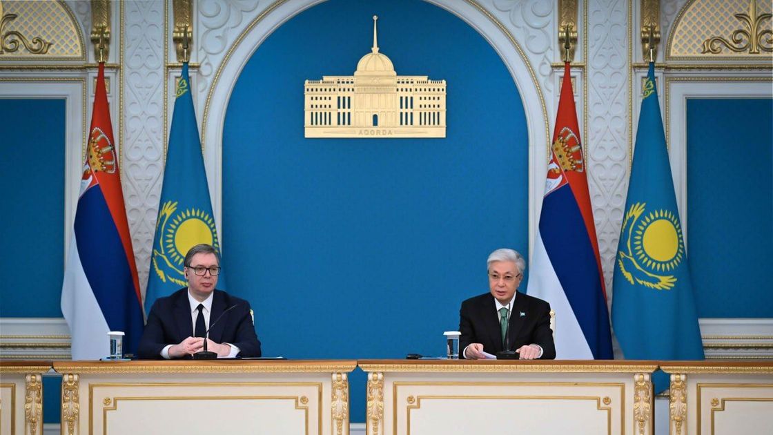 Касым-Жомарт Токаев и Александр Вучич