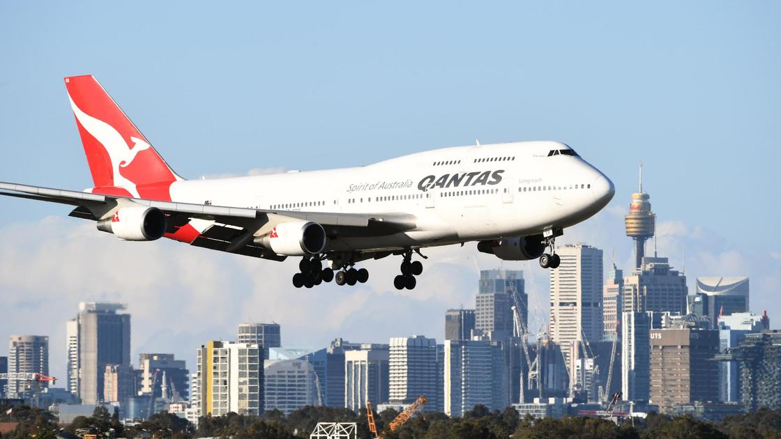 Самолет Qantas Airlines