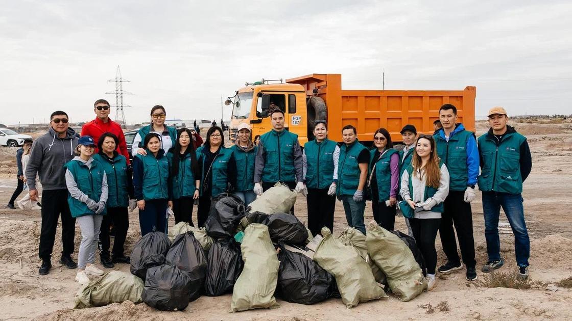 Участники субботника