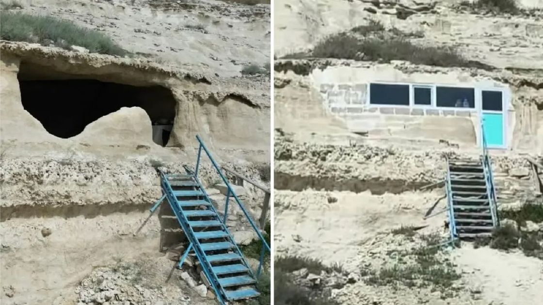Скальная мечеть Капам ата
