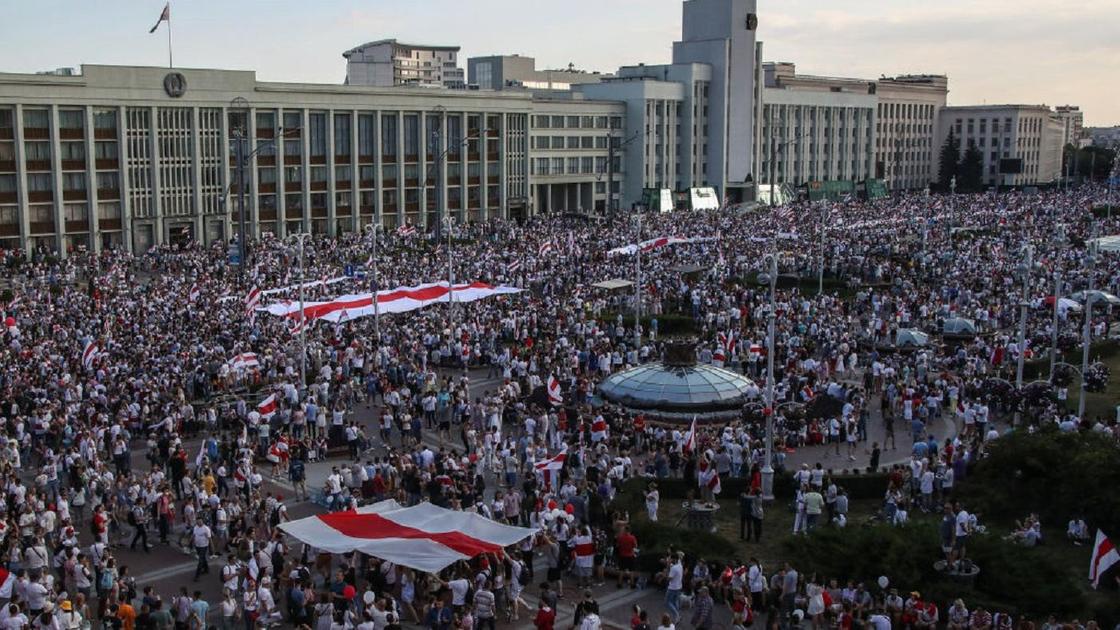 Минсктегі митинг Минсктегі митинг