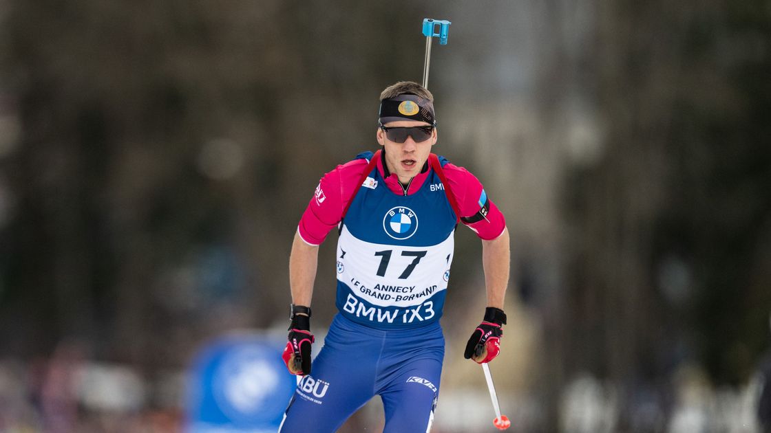 Казахстанский биатлонист Владислав Киреев