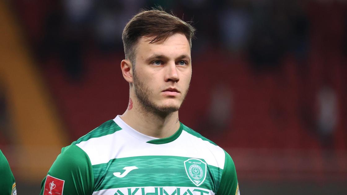 Казахстанский футболист Максим Самородов