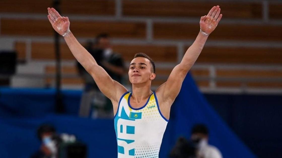 Казахстанский гимнаст Милад Карими