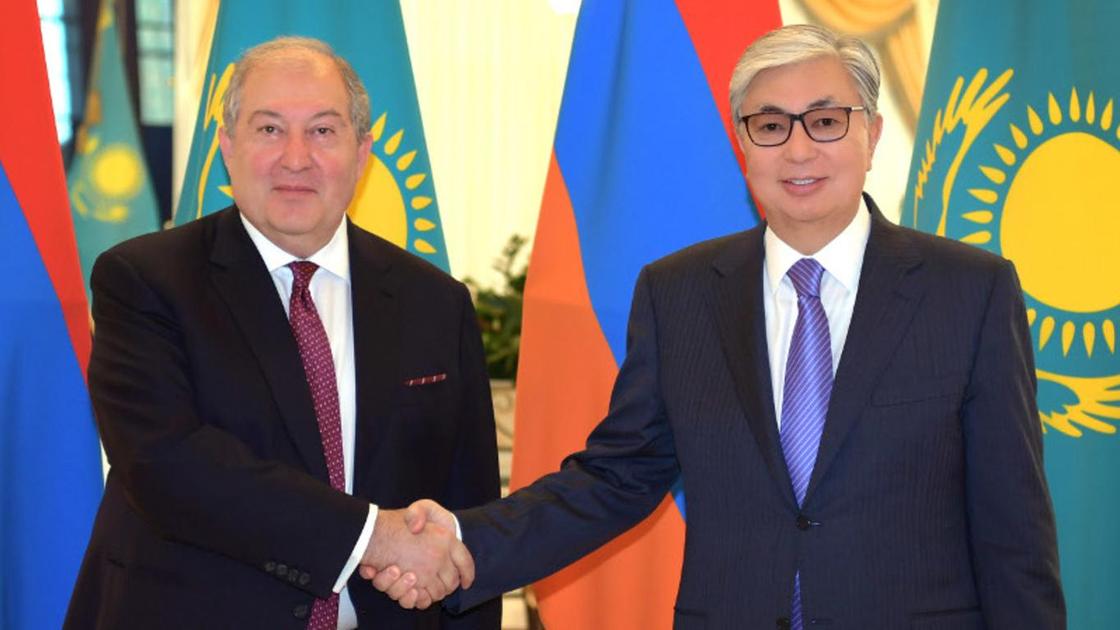 тоқаев армения президентімен тоқаев армения президентімен