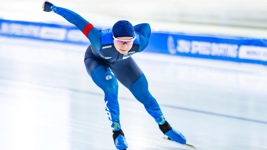 Казахстанская конькобежка Надежда Морозова