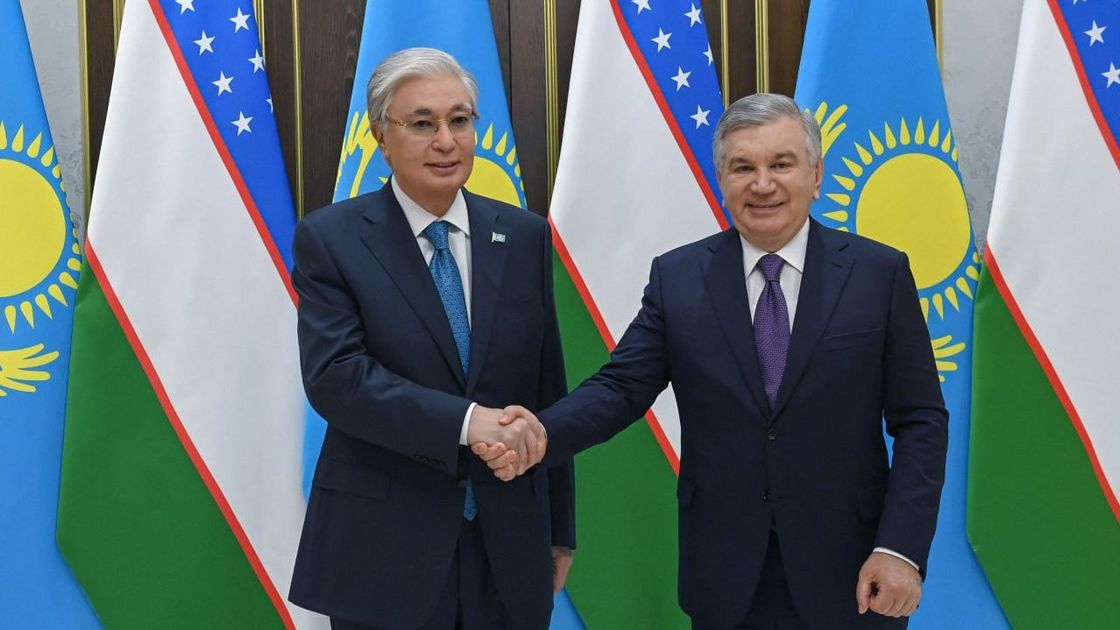 Касым-Жомарт Токаев и Шавкат Мирзиеев