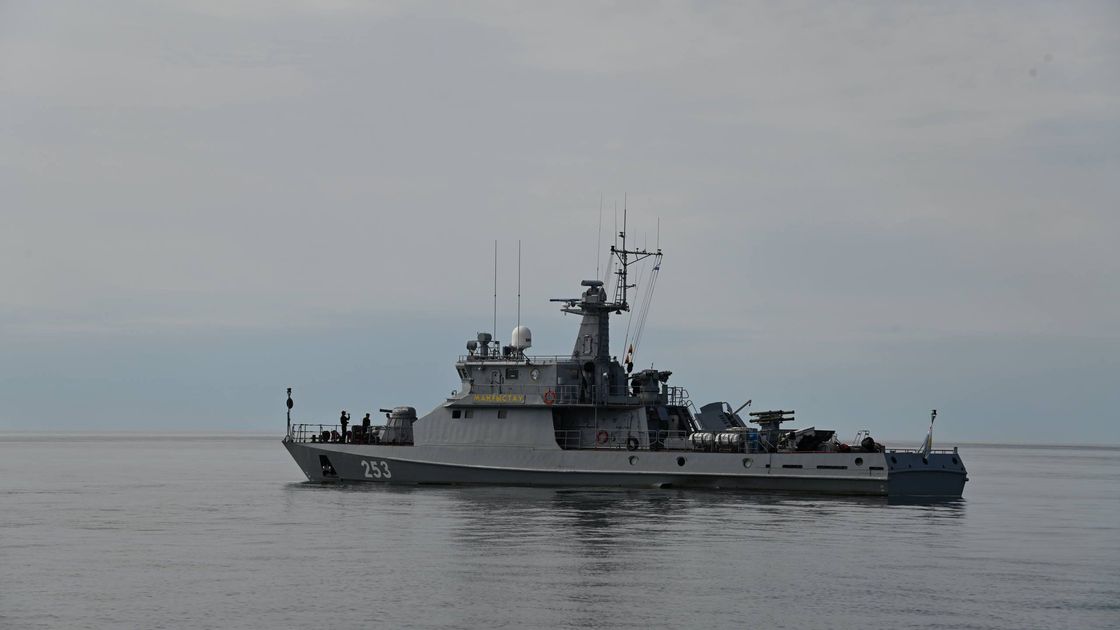 Учения в Каспийском море
