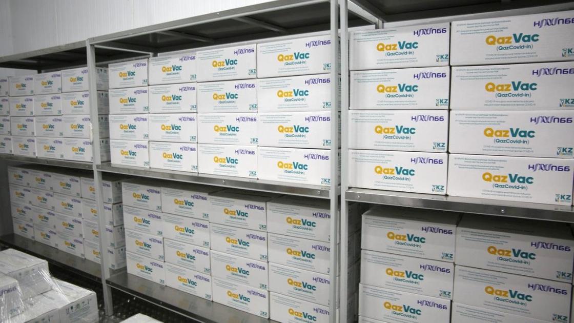 Казахстанская вакцина QazVac лежит на складе