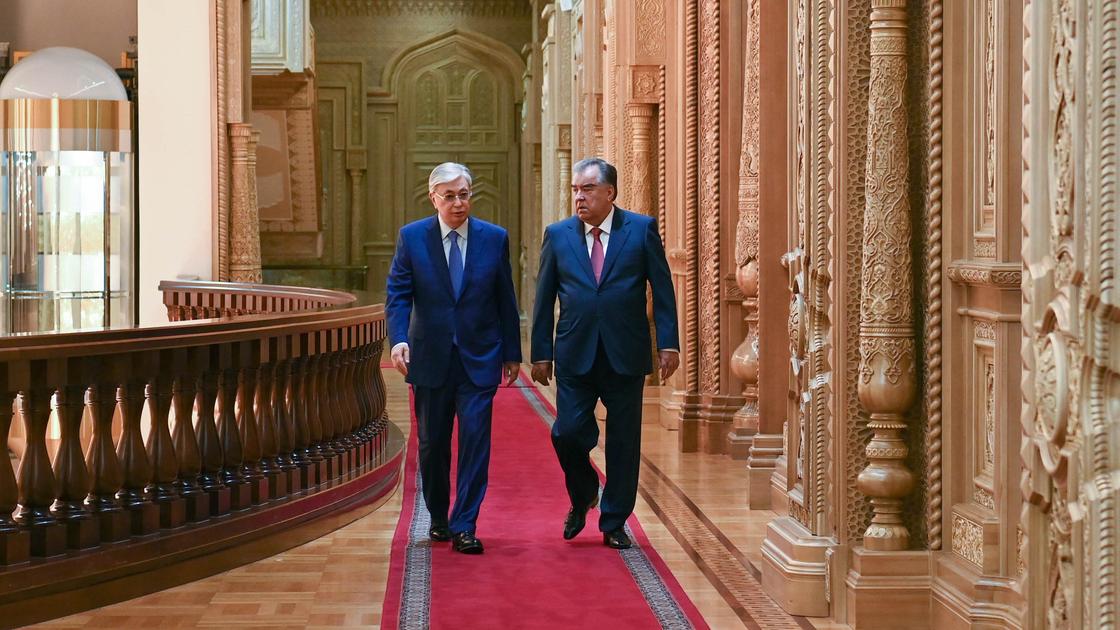 Касым-Жомарт Токаев и Эмомали Рахмон