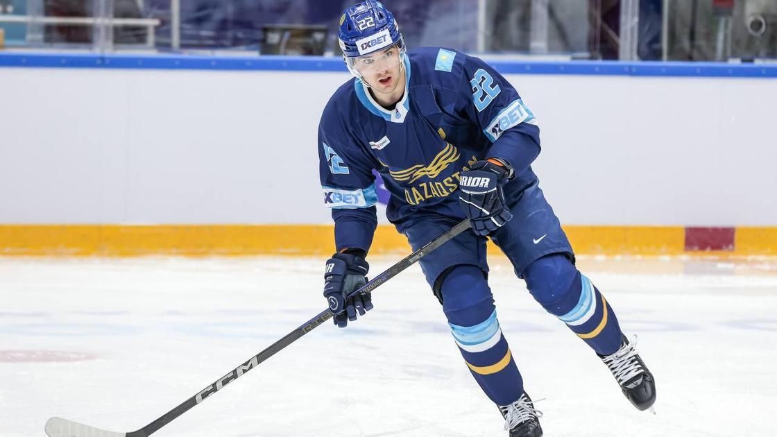 Казахстанский хоккеист Кирилл Панюков