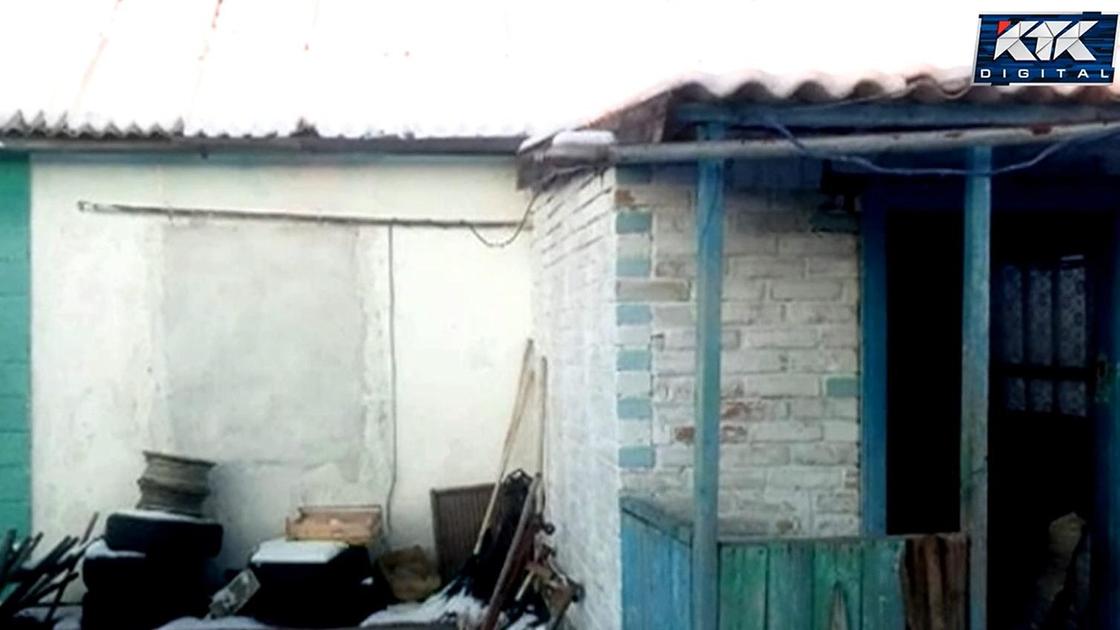 Дом, где погибли дети в Костанайской области