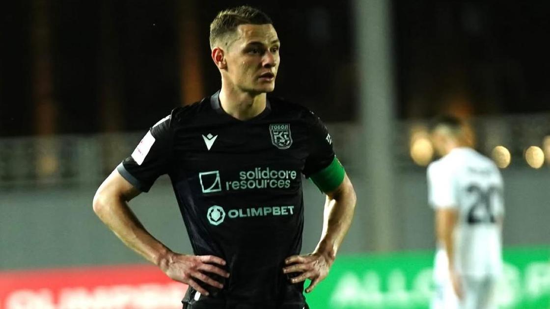 Игрок футбольного клуба "Тобол" Ислам Чесноков