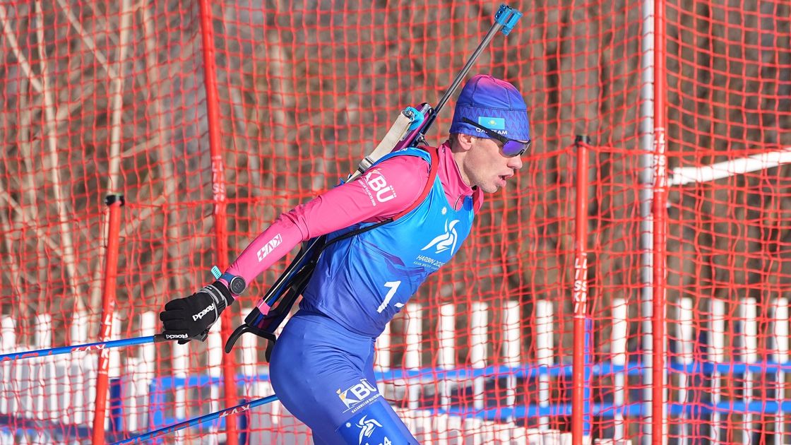 Казахстанский биатлонист Владислав Киреев