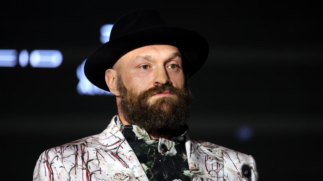 Британский боксер Тайсон Фьюри