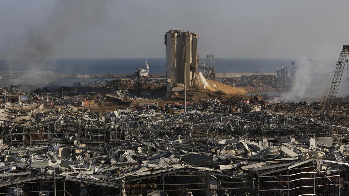 Разрушенный Бейрут