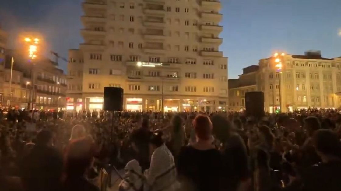 Протесты в Португалии