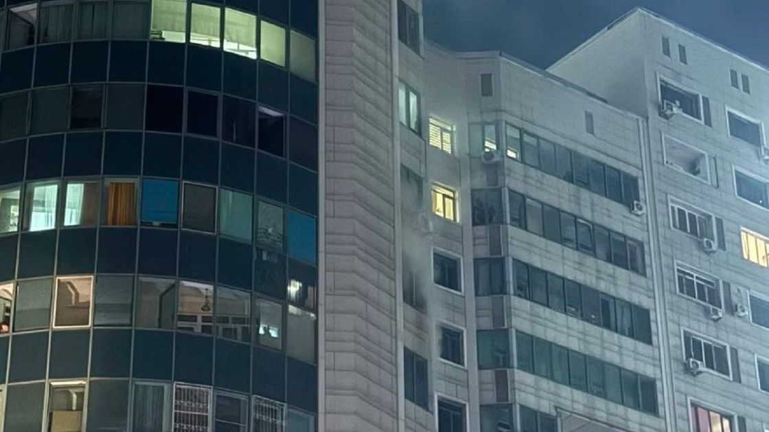 Пожар в ЖК "Гаухартас"