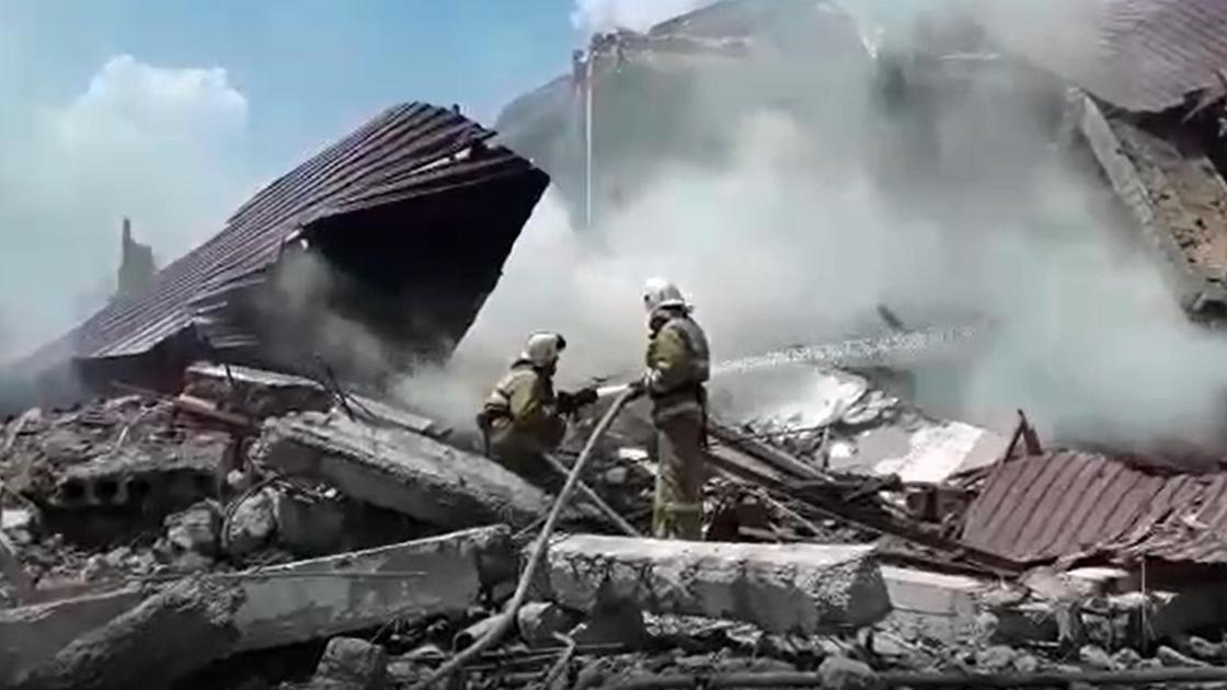 Взрыв в Шымкенте