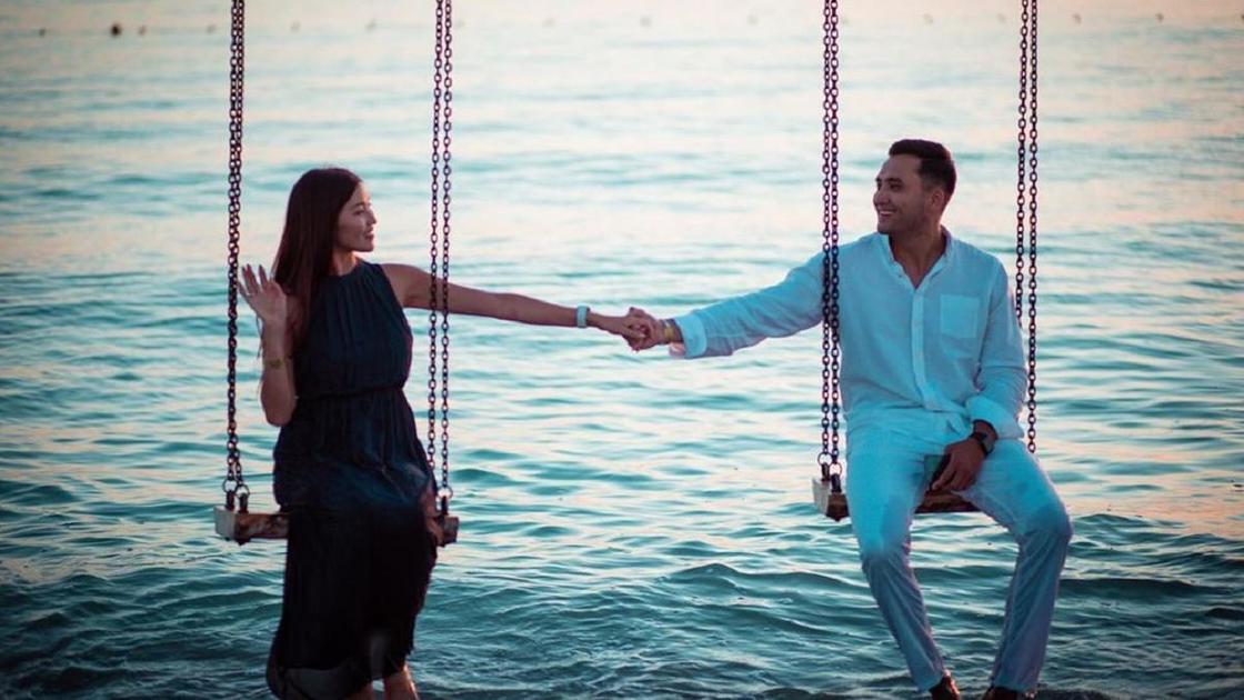 Тауекел Мусилим с женой. Фото