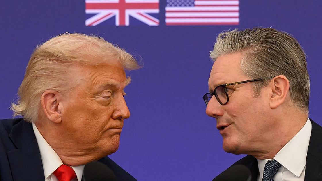 Дональд Трамп и Кир Стармер