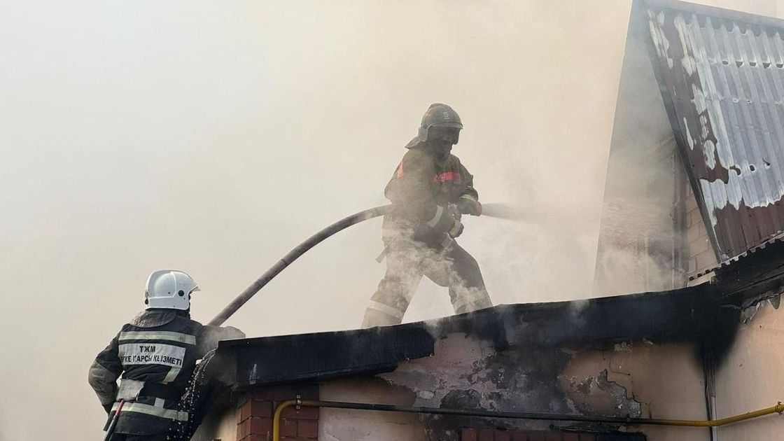 Пожар в Астане