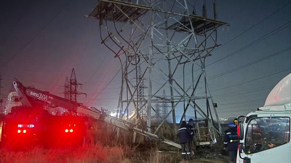 Авария на ТЭЦ-2 в Алматы