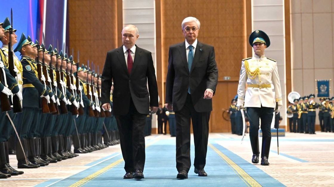 Касым-Жомарт Токаев и Владимир Путин