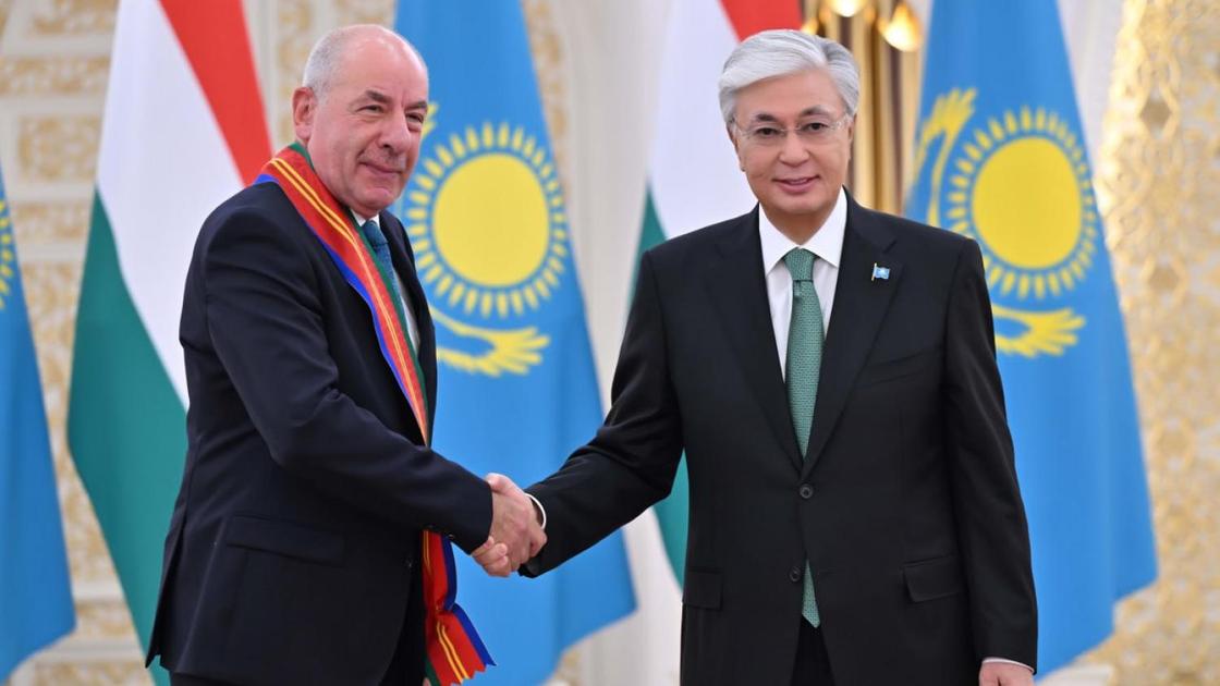 Касым-Жомарт Токаев и Тамаш Шуйок
