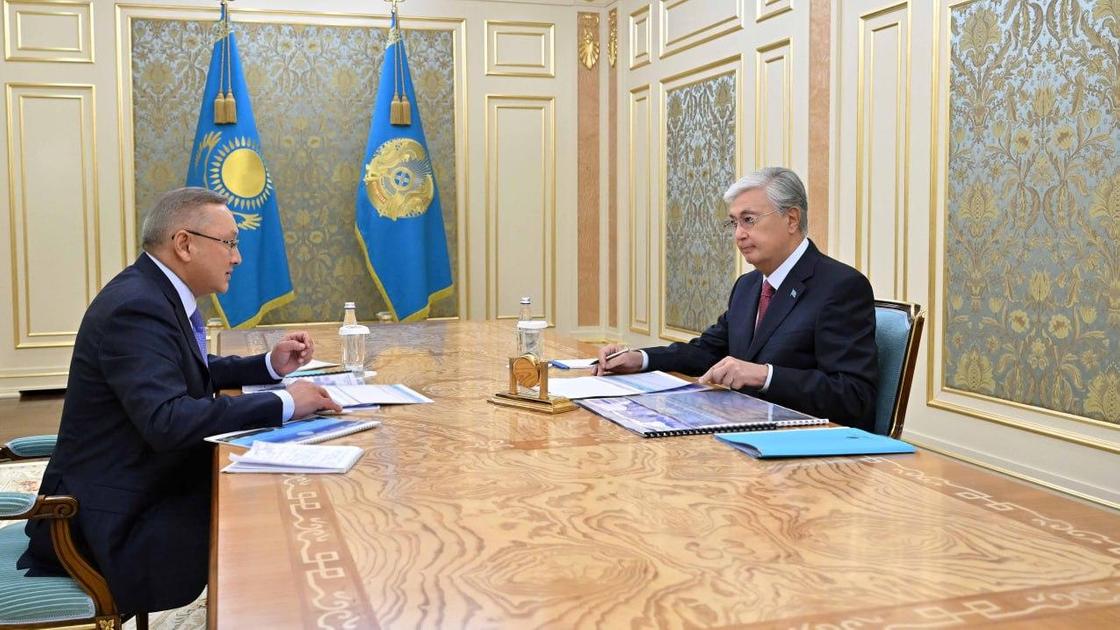 Касым-Жомарт Токаев и Бейбит Исабаев