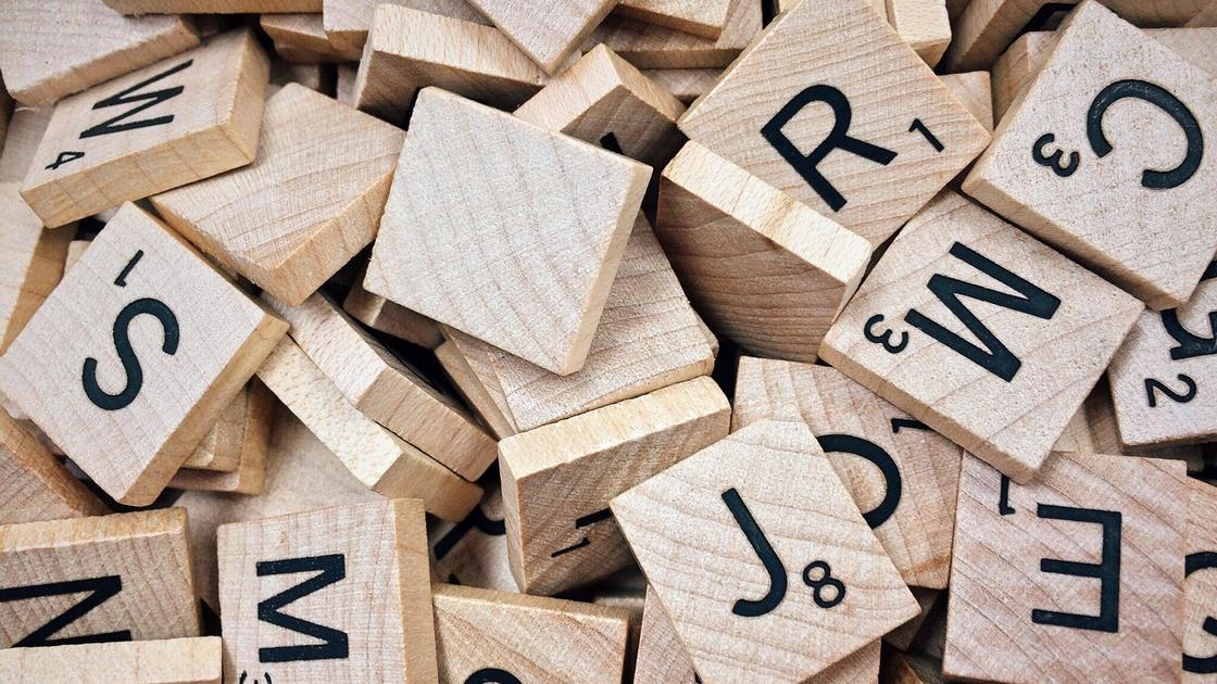 Латинский алфавит на игральных кубиках
