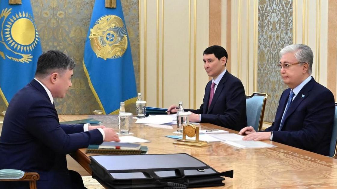 Касым-Жомарт Токаев и Тимур Сулейменов