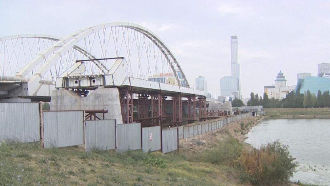 Заброшенная стройка арочного моста LRT