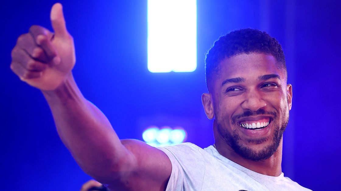 Британский боксер Энтони Джошуа