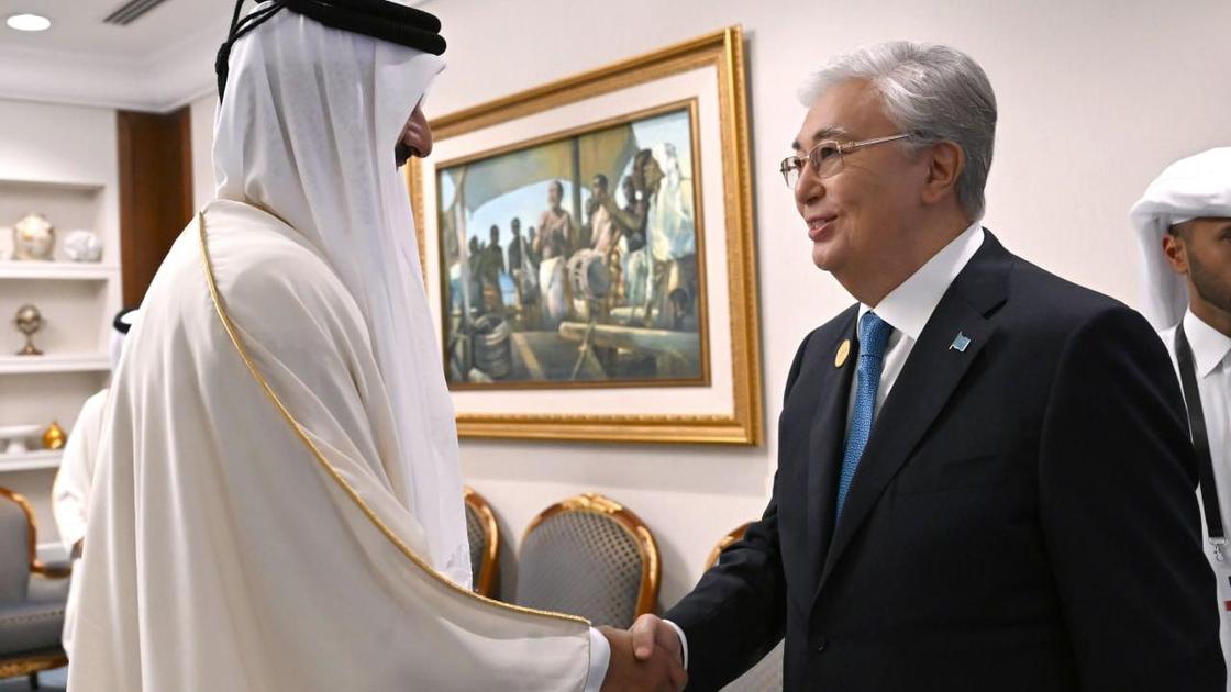 Қасым-Жомарт Тоқаев, шейх Тәмим бен Хамад Әл Тәнимен