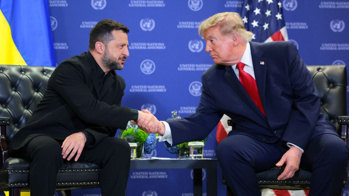 Владимир Зеленский и Дональд Трамп