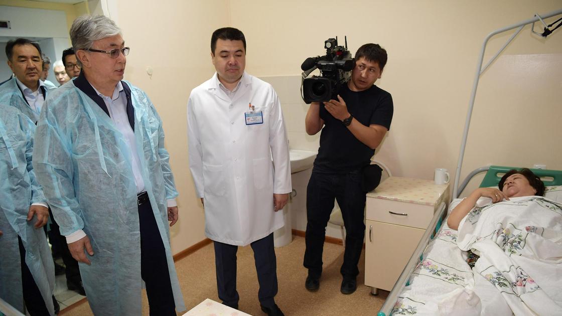 Касым-Жомарт Токаев в больнице Касым-Жомарт Токаев в больнице