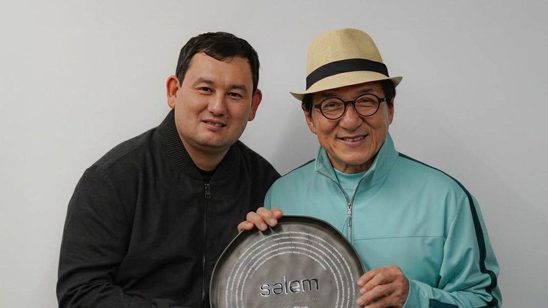 Рустем Омаров и Джеки Чан