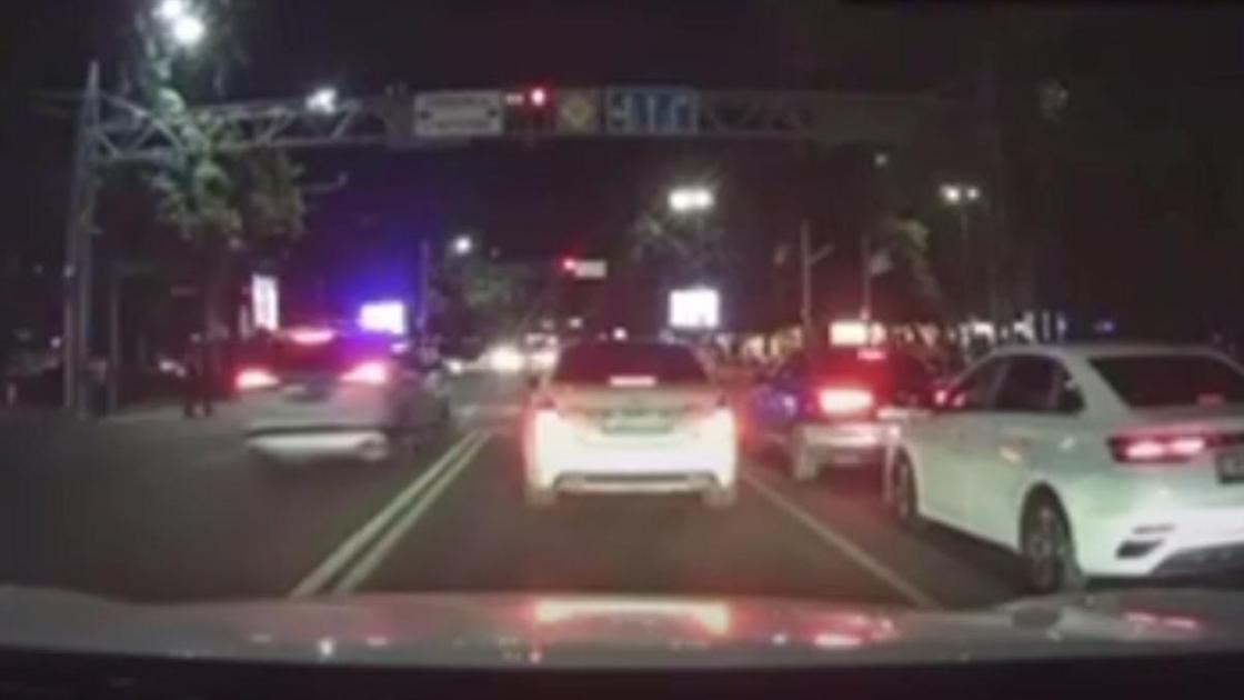 Погоня полиции за нарушителем