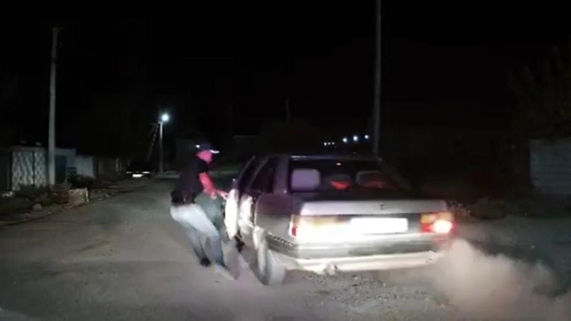 Погоня за водителем в Жамбылской области