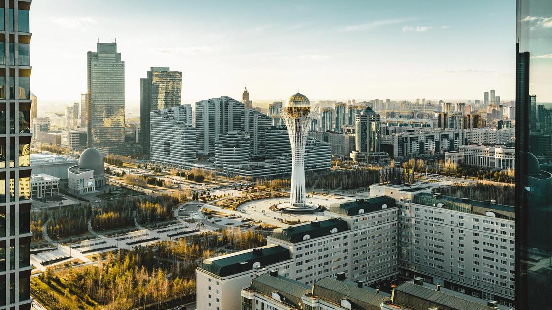 Вид на Астану