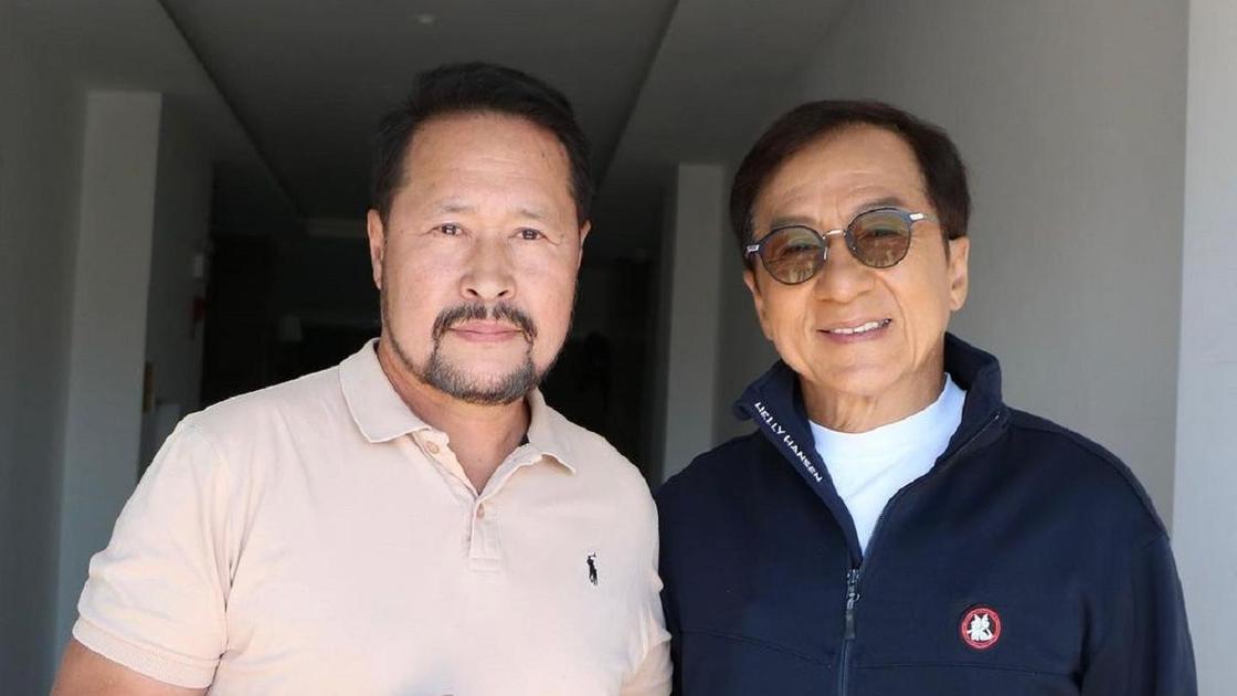 Жайдарбек Кунгужинов и Джеки Чан