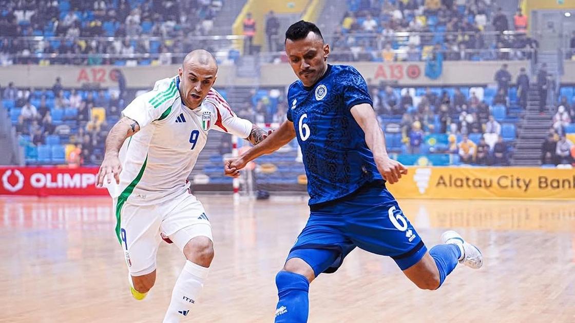 Матч сборных Казахстана и Италии по футзалу в 2025 году