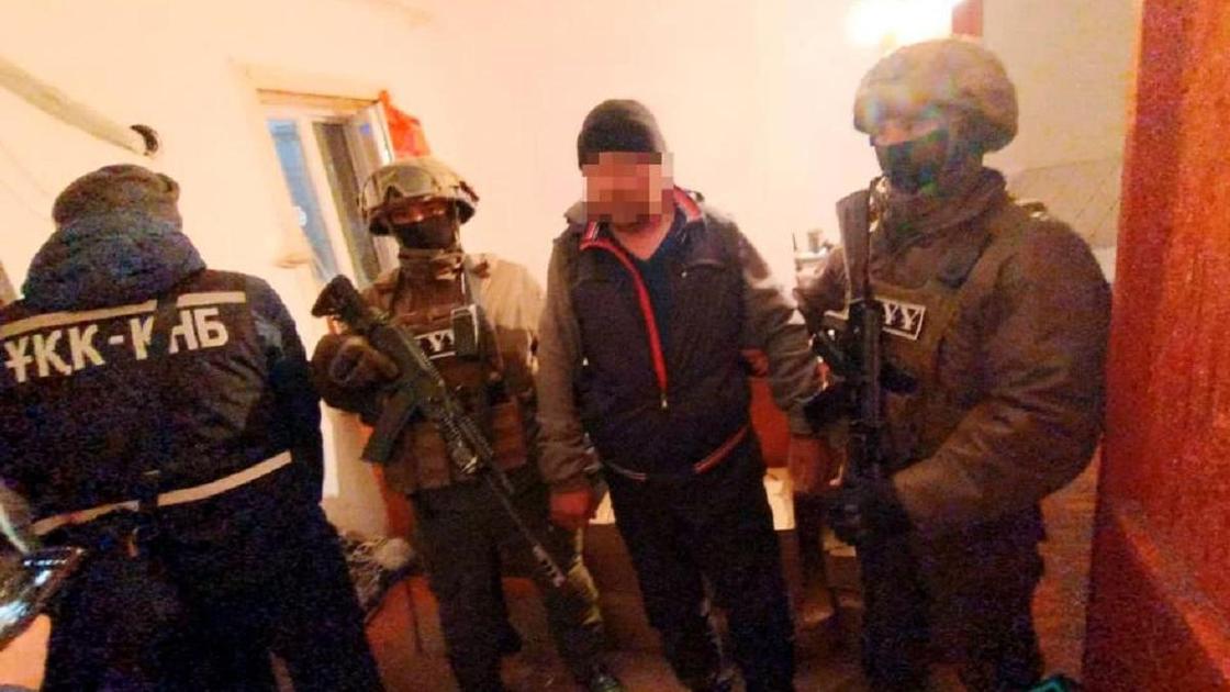 Задержание подозреваемого в Кызылординской области