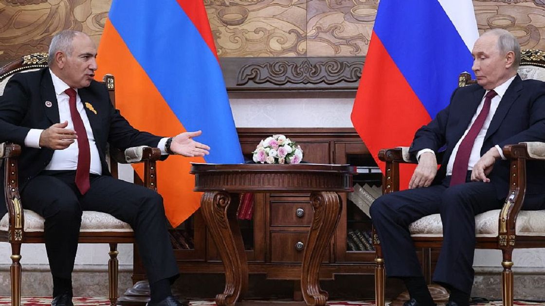 Никол Пашинян и Владимир Путин