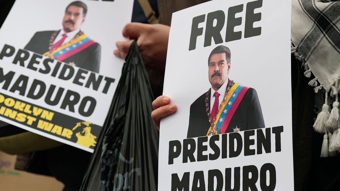 Демонстранты требуют освобождения Николаса Мадуро