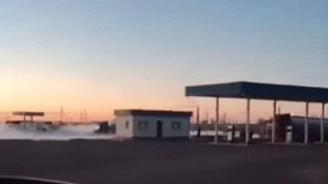 АЗС в Жанаозене.