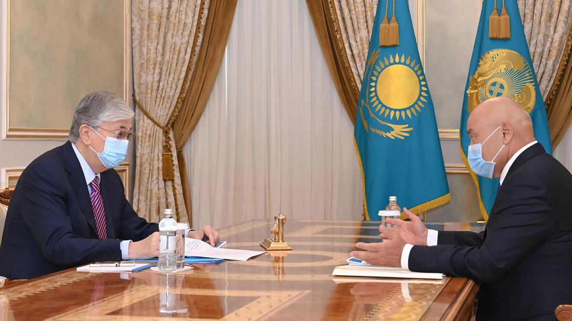 Касым-Жомарт Токаев и Умирзак Шукеев